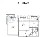 2-комнатная квартира, 53.6 м² - фото 59