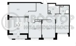 4-комнатная квартира, 99.7 м² - фото 5