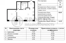 2-комнатная квартира, 60.6 м² - фото 23