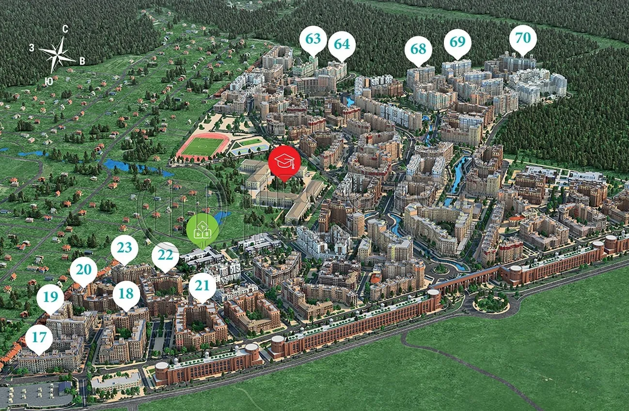 2-комнатная квартира, 56 м² - фото 11