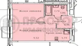 2-комнатная квартира, 34.12 м² - фото 27