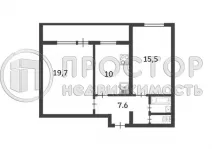 2-комнатная квартира, 52.8 м² - фото 23