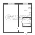 1-комнатная квартира, 33 м² - фото 61