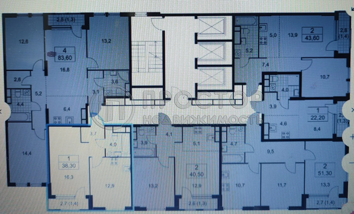 1-комнатная квартира, 38.3 м² - фото 9