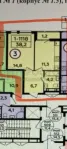 1-комнатная квартира, 38.2 м² - фото 35