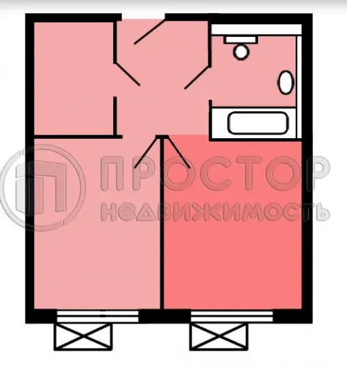 1-комнатная квартира, 37.1 м² - фото 10
