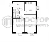 2-комнатная квартира, 51.1 м² - фото 75