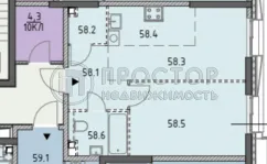 2-комнатная квартира, 42.3 м² - фото 12
