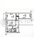 3-комнатная квартира, 58 м² - фото 23