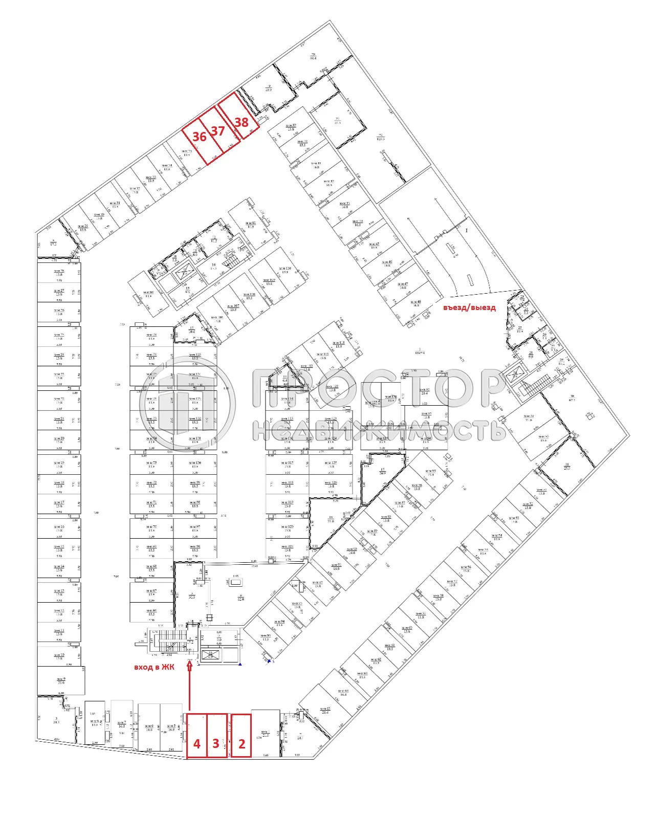 Машиноместо, 13.8 м² - фото 9