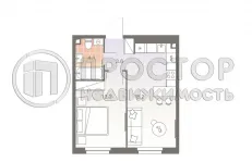 2-комнатная квартира, 39.2 м² - фото 19