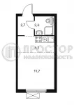 Студия, 23.6 м² - фото 13