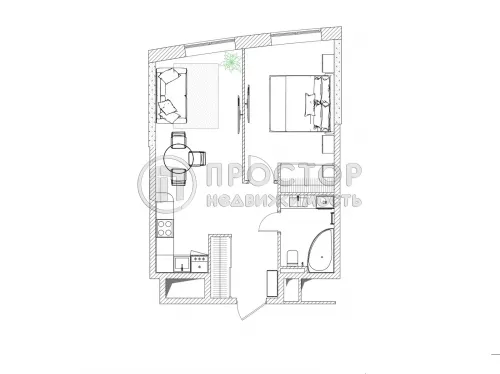 2-комнатная квартира, 47.2 м² - фото 26