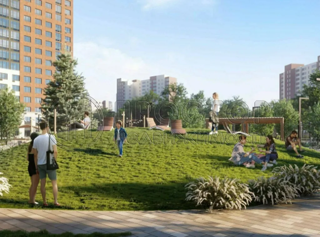 1-комнатная квартира, 32.13 м² - фото 3