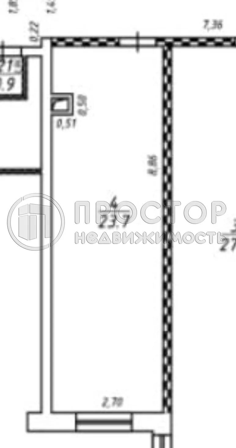 Студия, 23.7 м² - фото 12
