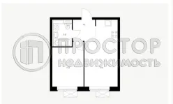 1-комнатная квартира, 36.1 м² - фото 5