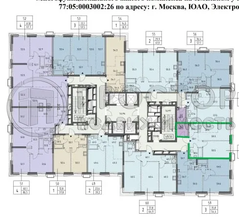 2-комнатная квартира, 42.3 м² - фото 2