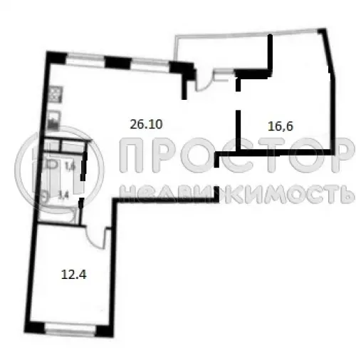 2-комнатная квартира, 73.2 м² - фото 35