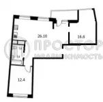 2-комнатная квартира, 73.2 м² - фото 69