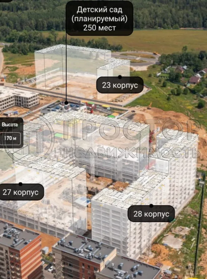 1-комнатная квартира, 32.93 м² - фото 17