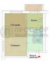 2-комнатная квартира, 38.2 м² - фото 17