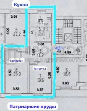 2-комнатная квартира, 75 м² - фото 27