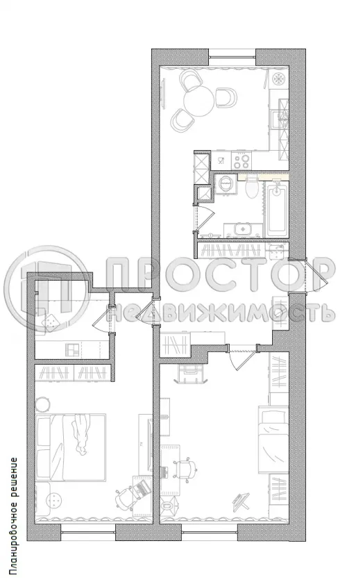 2-комнатная квартира, 75 м² - фото 9