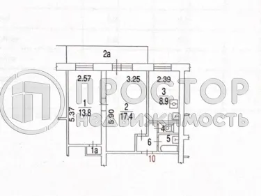 2-комнатная квартира, 47 м² - фото 25