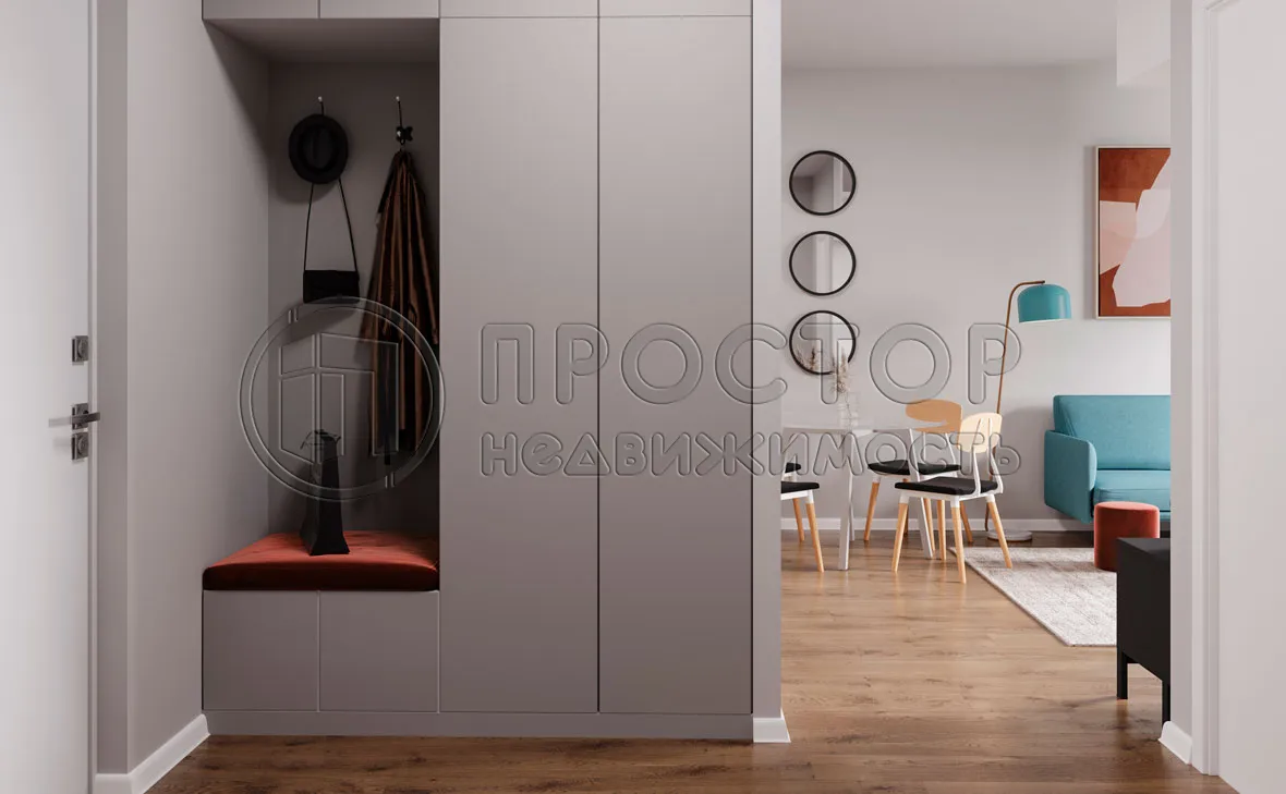 2-комнатная квартира, 33.42 м² - фото 3