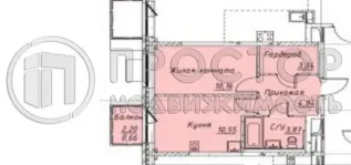 2-комнатная квартира, 33.42 м² - фото 13