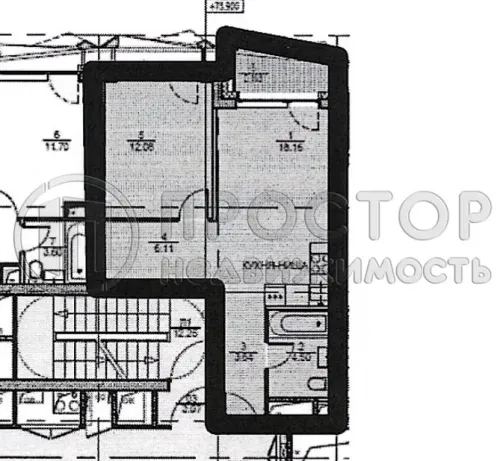 2-комнатная квартира, 45.52 м² - фото 11
