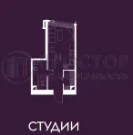 Студия, 35 м² - фото 11