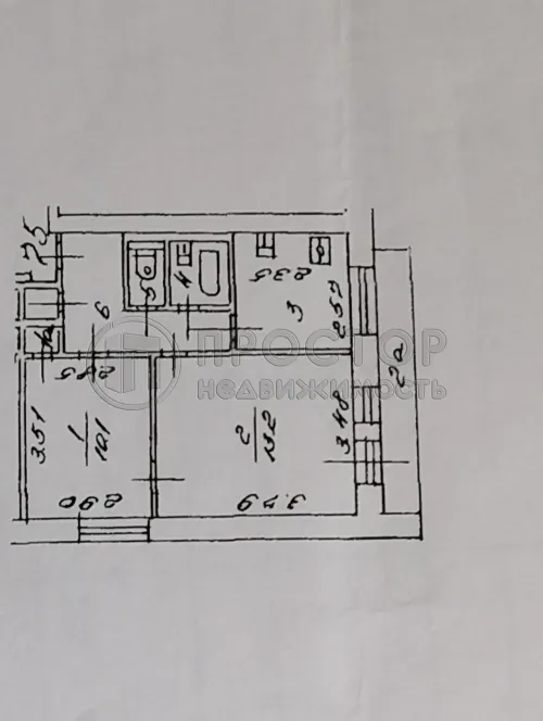 2-комнатная квартира, 38.6 м² - фото 4