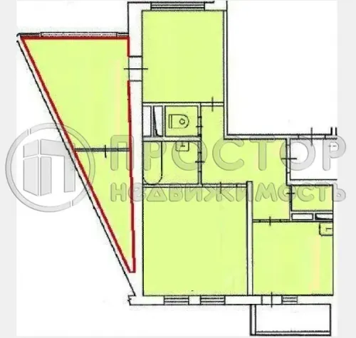2-комнатная квартира, 73.6 м² - фото 26