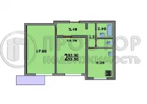 2-комнатная квартира, 53.3 м² - фото 31