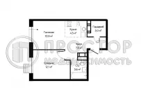 2-комнатная квартира, 41.4 м² - фото 11