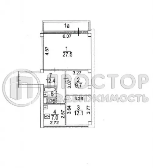 3-комнатная квартира, 75 м² - фото 5