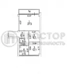 3-комнатная квартира, 75 м² - фото 9