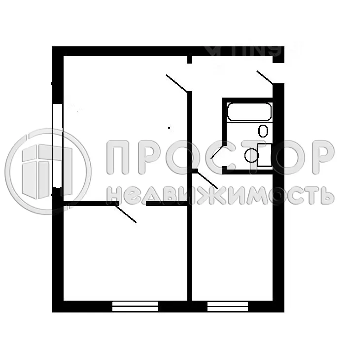 2-комнатная квартира, 37.3 м² - фото 11