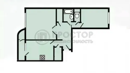 2-комнатная квартира, 53.5 м² - фото 25