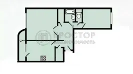 2-комнатная квартира, 53.5 м² - фото 49