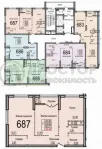 2-комнатная квартира, 56.49 м² - фото 61