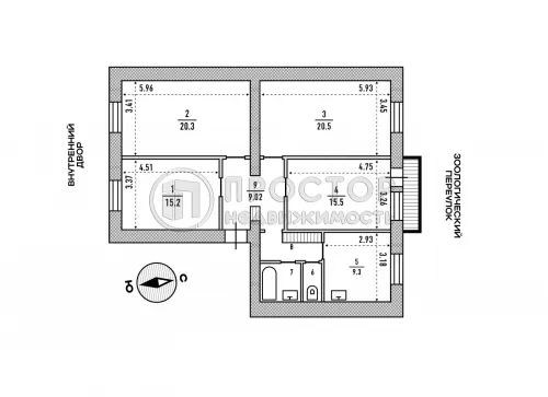 4-комнатная квартира, 99 м² - фото 18