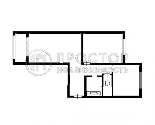 2-комнатная квартира, 58.8 м² - фото 37