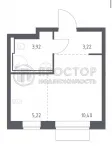 Студия, 22.8 м² - фото 19