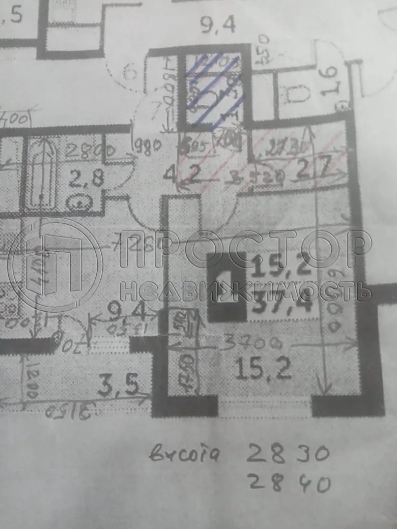 1-комнатная квартира, 37.4 м² - фото 15