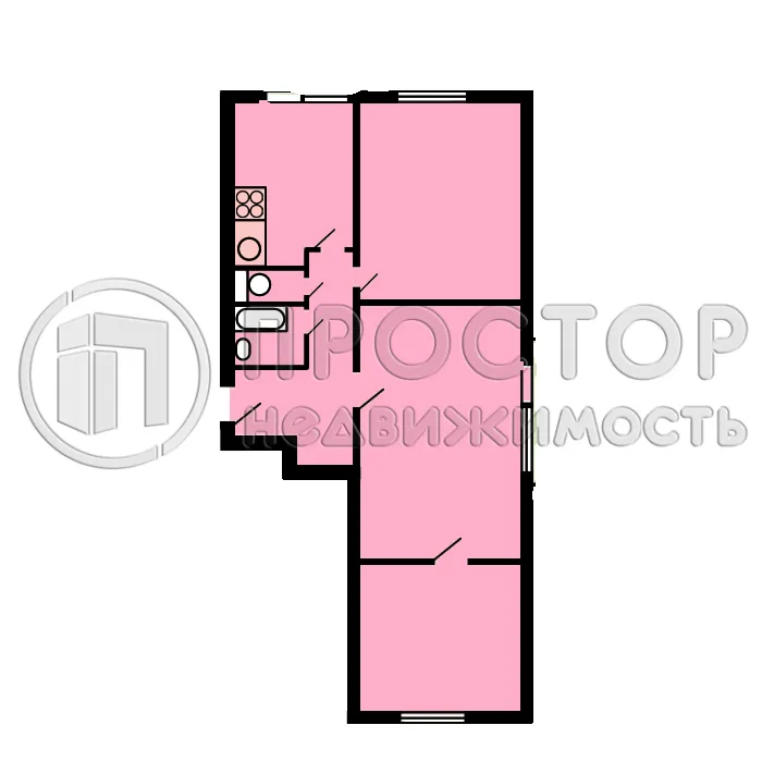 3-комнатная квартира, 63.6 м² - фото 3