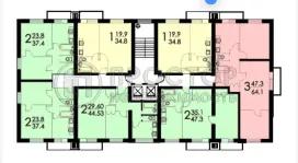 1-комнатная квартира, 34 м² - фото 23