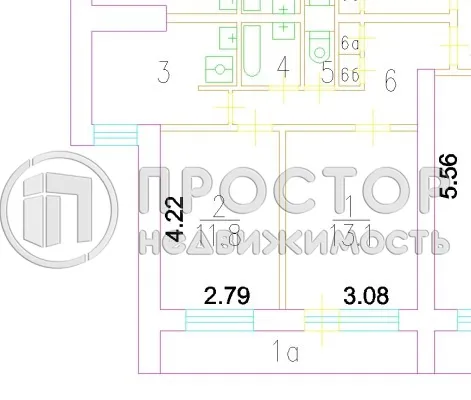 2-комнатная квартира, 42.3 м² - фото 20