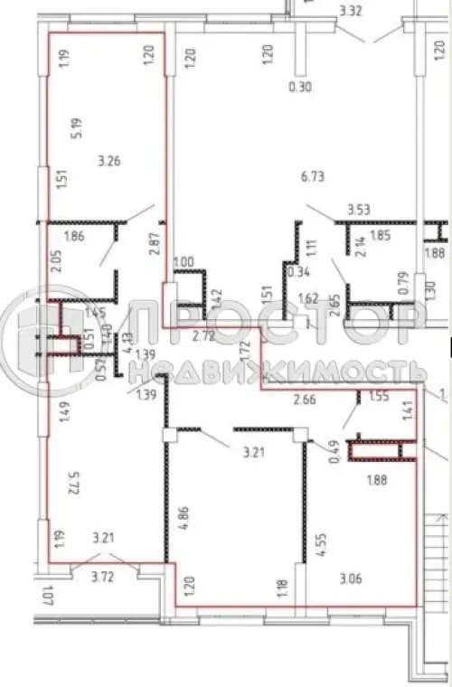 3-комнатная квартира, 87.9 м² - фото 19